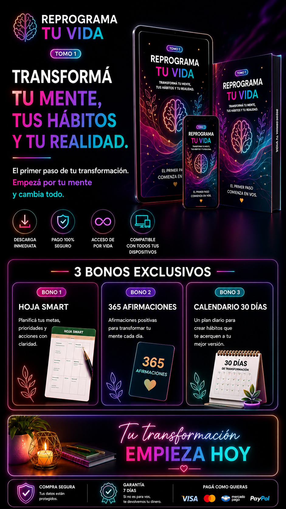 REPROGRAMÁ TU VIDA™ | Tomo 1: Reforma Tu Vida